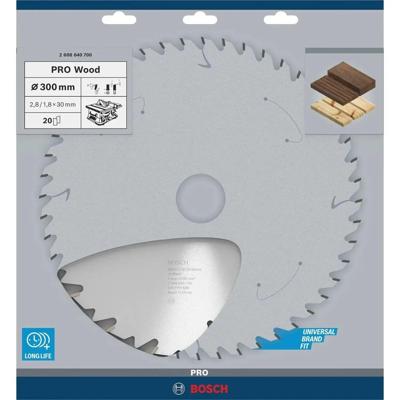 Bosch Accessoires Cirkelzaagblad Construct Wood 300 x 30 x 2,8 mm, 20 1st - 2608640700 Bosch Accessoires Cirkelzaagblad Construct Wood 300 x 30 x 2,8 mm, 20 1st - 2608640700