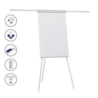 Franken Flipchart X-tra! Line® Standard Plus (b x h) 68 cm x 105 cm Lichtgrijs Incl. opbergbakje, Incl. papierhouder, Afwisbaar, In hoogte verstelbaar, - thumbnail