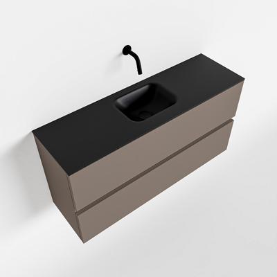 MONDIAZ ADA 100cm toiletmeubel smoke. LEX wastafel urban midden zonder kraangat MONDIAZ ADA 100cm toiletmeubel smoke. LEX wastafel urban midden zonder kraangat