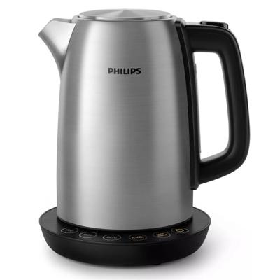 Philips HD9359/90 Avance Collection Waterkoker 1.7L 2200W RVS/Zwart Philips HD9359/90 Avance Collection Waterkoker 1.7L 2200W RVS/Zwart