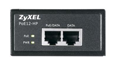 ZyXEL - PoE12 - 802.3af stroomvoorziening/injector (tot 15,4 watt) via ethernet-kabel (10/100 base-T)