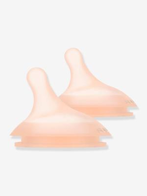 Set van 2 spenen snelle doorstroming (L) voor flesjes Zer0.Zer0 SUAVINEX doorzichtig