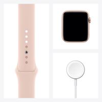 Refurbished Apple Watch Series 6 44mm Rosegoud Als nieuw - thumbnail