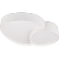 LED Plafondlamp - Trion Shine - 21W - Aanpasbare Kleur - Dimbaar - Afstandsbediening - Mat Wit - Metaal - thumbnail