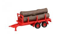 Jamara New Holland Tractor Met Houtkar 35 Cm Blauw - thumbnail