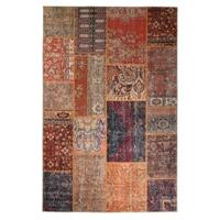 Heritaged Patchwork vloerkleed - Fade Heritage blauw|multi - 190x290 - thumbnail
