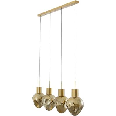 Kare Hanglamp Supernova Amber 110cm