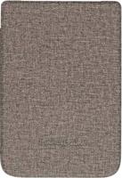 POCKETBOOK WPUC-627-S-GY e-book reader case 15,2 cm (6) Folio Brown Grey - thumbnail