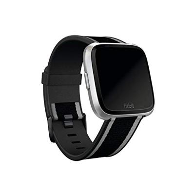 Versa/Versa Lite, geweven accessoireband, zwart/grijs, klein