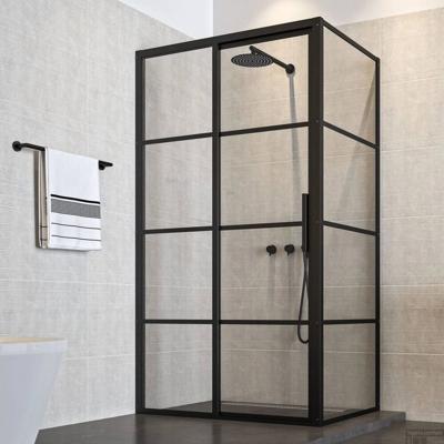 Sealskin SOHO douchecabine met schuifdeur naar links incl. antikalk 120x90x210cm zwart