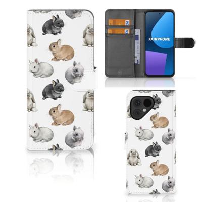 Telefoonhoesje | Met pasjeshouder | voor Fairphone 5 Konijntjes Telefoonhoesje | Met pasjeshouder | voor Fairphone 5 Konijntjes