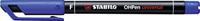 STABILO OHPen universal, OHP-marker, permanent, fijn 0,7 mm, blauw - thumbnail