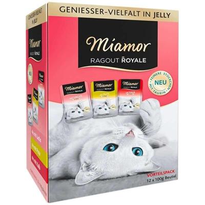 MIAMOR Ragout Royale Adult Mix in jelly - nat kattenvoer - 12x100g