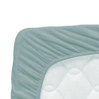Briljant Baby katoenen jersey hoeslaken 70x140 cm Stonegreen - thumbnail