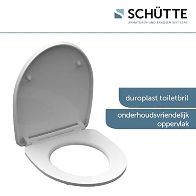 Schutte Duroplast High Gloss WC-bril CRAZY SKULL met soft-close en quick-release
 82586