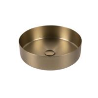 Waskom AquaSplash Industrial 40 cm met PVD Coating Geborsteld Messing Aquasplash - thumbnail