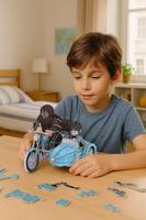 3D-puzzel - Hagrids motorfiets - EXPLORA - 540313 - Harry Potter-licentie - 192 stukjes - Geschikt voor kinderen vanaf 8 jaar - thumbnail