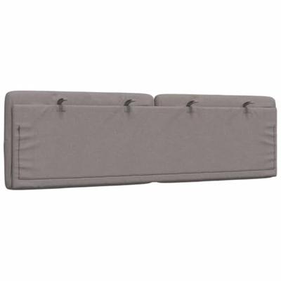 Hoofdbordkussen 160 cm stof taupe