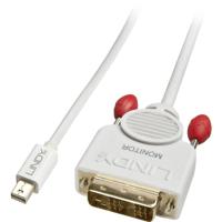 41957 Mini DisplayPort naar DVI-D kabel wit 2m - thumbnail