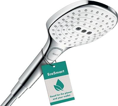 Hansgrohe Raindance Select E handdouche 120 3jet EcoSmart, wit/chroom Hansgrohe Raindance Select E handdouche 120 3jet EcoSmart, wit/chroom