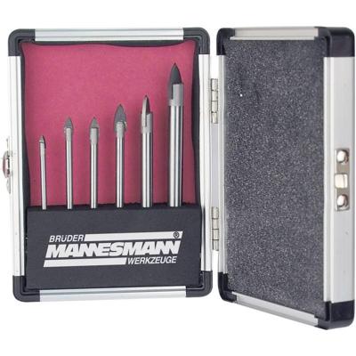 Brüder Mannesmann M54806 Glas- en keramiekborenset 6-delig 3 mm, 4 mm, 5 mm, 6 mm, 8 mm, 10 mm Cilinderschacht 1 set(s)