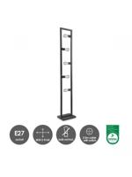Home sweet home preto vloerlamp 6L zwart - thumbnail