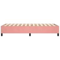 Bedframe fluweel roze 80x200 cm - thumbnail