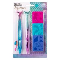 Canenco Create it! mermaid bodymarkers met 3 sjablonen - thumbnail