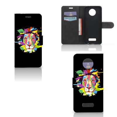 Motorola Moto Z Leuk Hoesje Lion Color