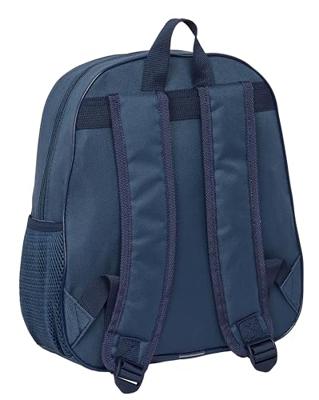 Schoolrugzak Real Madrid C.F. Wit Marineblauw 27 x 33 x 10 cm