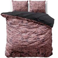 Dreamhouse Signature Velvet Katoen Jonas Bruin 240 x 220 cm - thumbnail