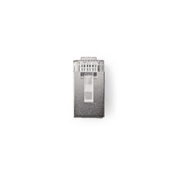 Netwerkconnector | RJ45 Male - Voor Stranded Cat5 U/FTP-Kabels | 10 Stuks | Metaal