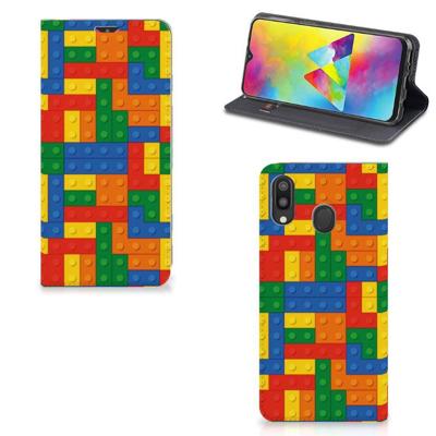 Samsung Galaxy M20 | Hoesje met Magneet | Blokken