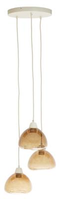 Light & Living Hanglamp 'Bisho' 3-Lamps, kleur Bruin