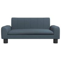 Hondenmand 70x45x30 cm stof donkergrijs - thumbnail