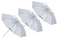 BRESSER SU-43 Paraplu wit diffuus 110 cm - 3 stuks - thumbnail