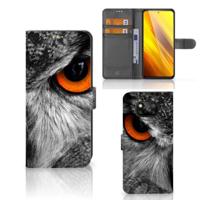 Xiaomi Poco X3 | Poco X3 Pro | Telefoonhoesje | Met pasjeshouder | Uil - thumbnail