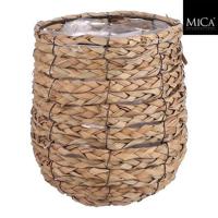 Plantenmand mica avalon zeegras 21x18cm lichtbruin - thumbnail