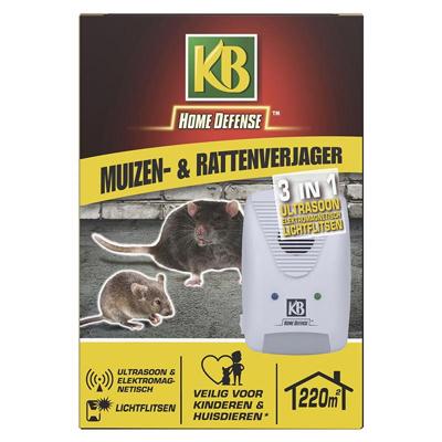 Home defense muizen- en rattenverjager 3-in-1 220 m²