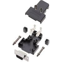 encitech TRI-P-09-HDS15-K 6355-0068-11 D-sub behuizing Aantal polen: 15 Kunststof Zwart 1 stuk(s) - thumbnail