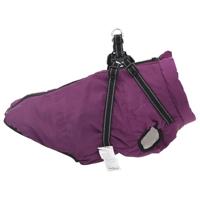 VidaXL Hondenjas met harnas waterdicht reflecterend paars l68 - thumbnail