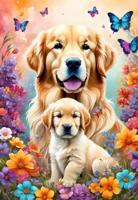 Dogs - Maternal Love Collection Puzzel 1000 stukjes - thumbnail