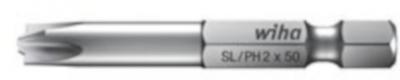 Wiha 7049XH1050 Bit Professional 50 mm PlusMin/Phillips 1/4" E6,3 SL/PH1 - 32490