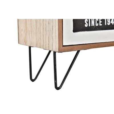 Multi-Functionele Organiser DKD Home Decor Metaal Kristal Hout MDF 30 x 10 x 29 cm Keuken