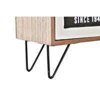 Multi-Functionele Organiser DKD Home Decor Metaal Kristal Hout MDF 30 x 10 x 29 cm Keuken - thumbnail