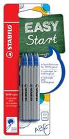 Rollerpenvulling stabilo easyoriginal f 6st blauw | 10 stuks - thumbnail
