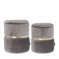 Riverdale Opbergpoef Set Elena - thumbnail