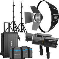 Nanlite Forza 60B II LED dual kit (w/ case, light stand, fresnel and softbox) - thumbnail