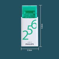 Philips USB 3.2 256GB Click Series Gen 1 USB-C USB flash drive USB Type-A 3.2 Gen 1 (3.1 Gen 1) Wit - thumbnail