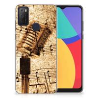 Alcatel 1S (2021) | Siliconen hoesje | met foto Bladmuziek - thumbnail